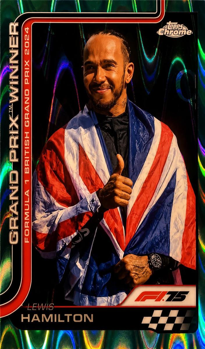 2025 Lewis Hamilton [Aqua Refractor] #104