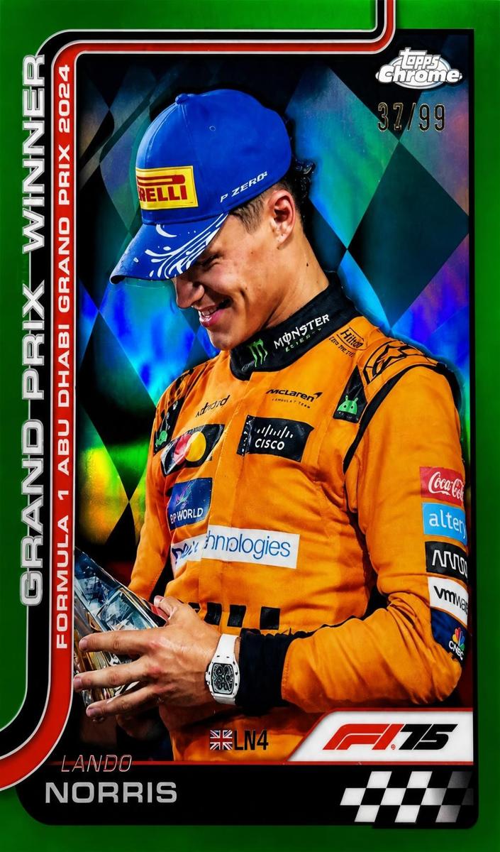 2025 Lando Norris [Green Refractor] #116