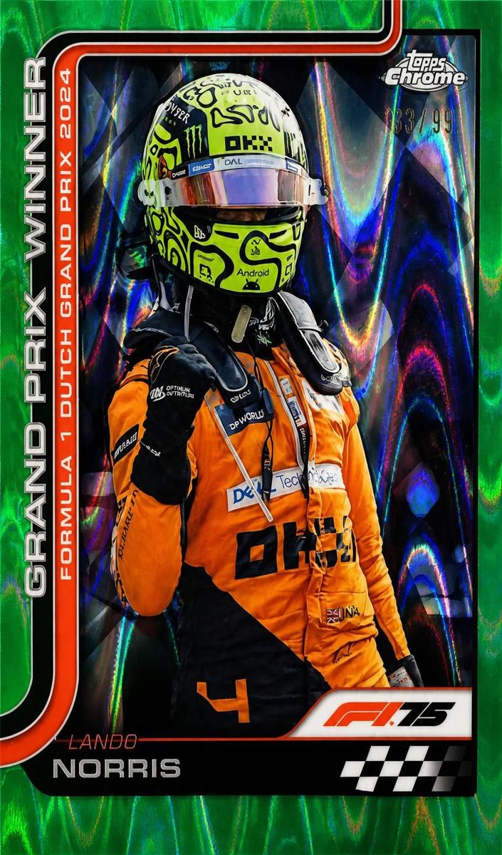 2025 Lando Norris [Gold Refractor] #107