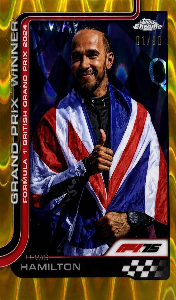 2025 Lewis Hamilton [Gold Refractor] #104