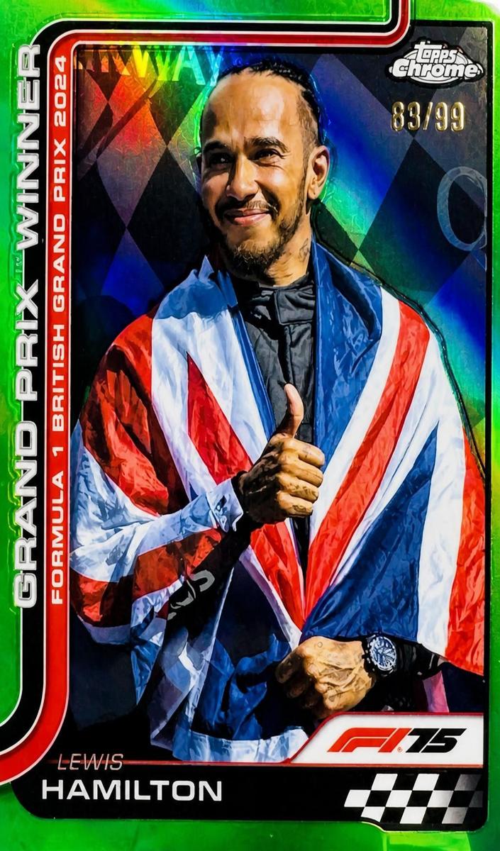 2025 Lewis Hamilton [Green Refractor] #104
