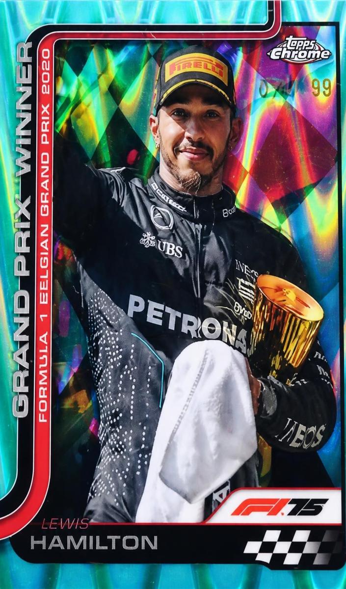 2025 Lewis Hamilton [Aqua RayWave Refractor] #106