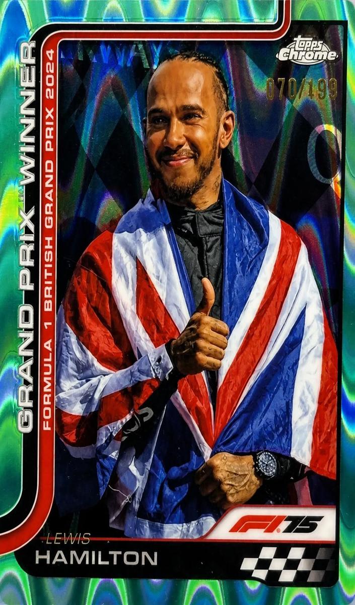 2025 Lewis Hamilton [Aqua RayWave Refractor] #104