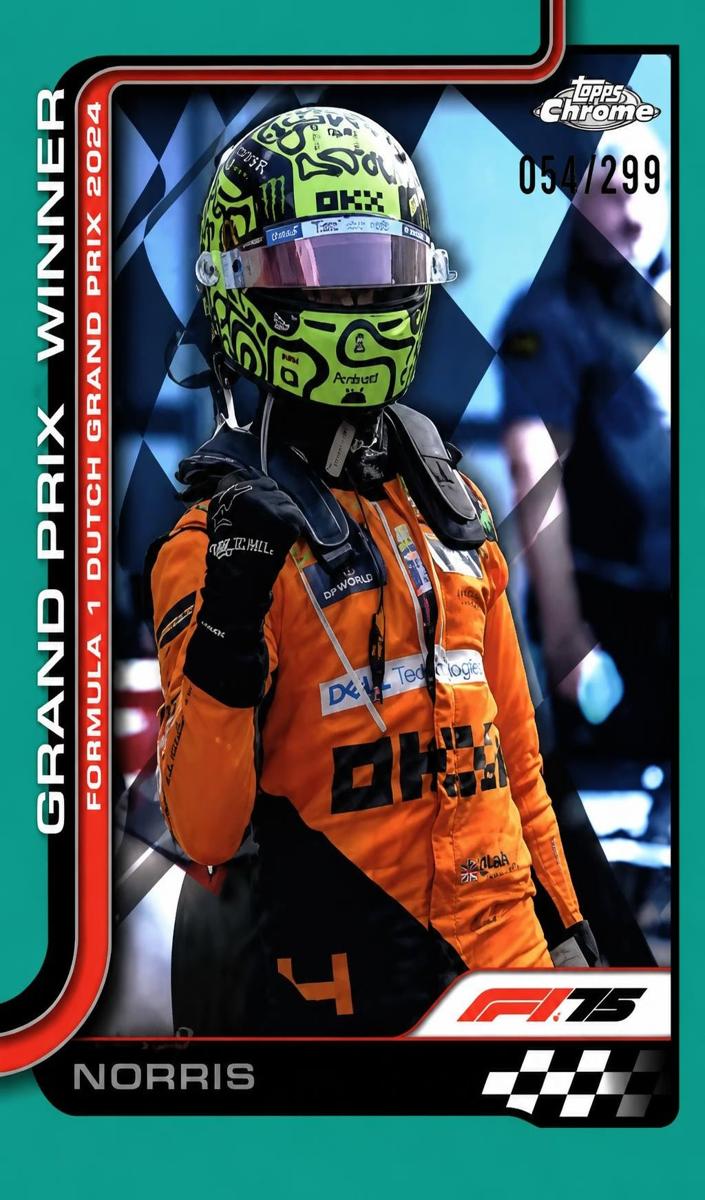 2025 Lando Norris [Teal Refractor] #107