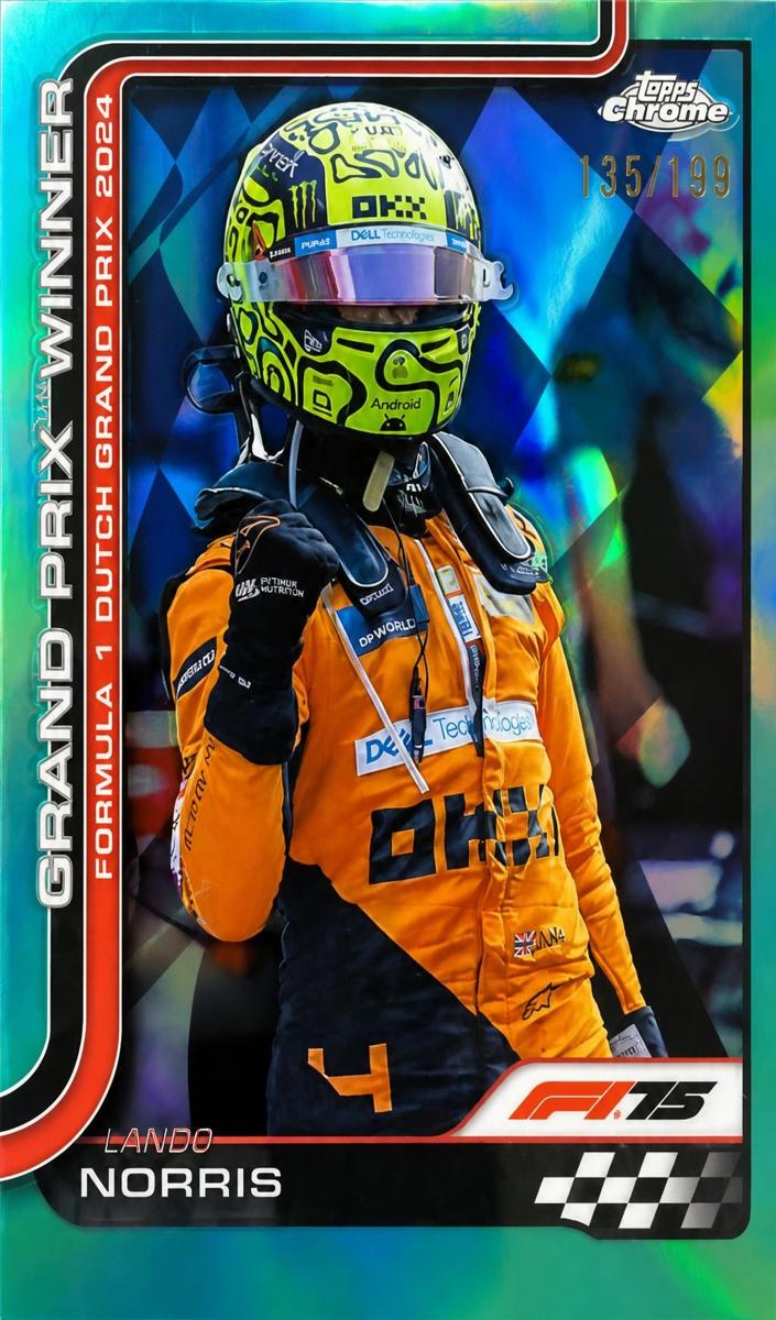 2025 Lando Norris [Aqua Refractor] #107