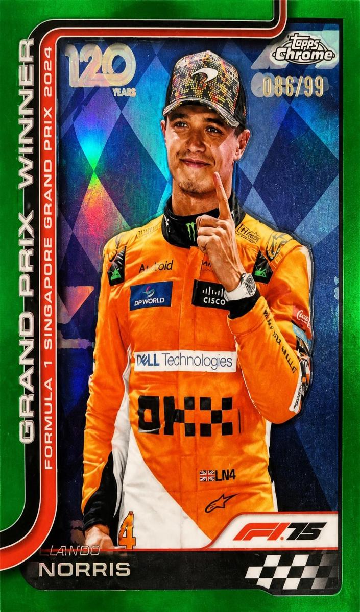 2025 Lando Norris [Green Refractor] #110