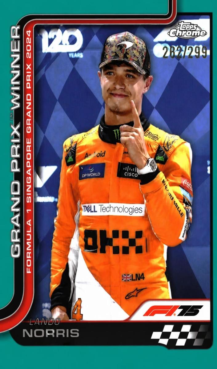 2025 Lando Norris [Teal Refractor] #110