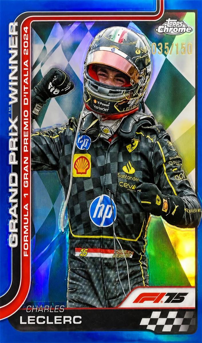 2025 Charles Leclerc [Blue RayWave Refractor] #108