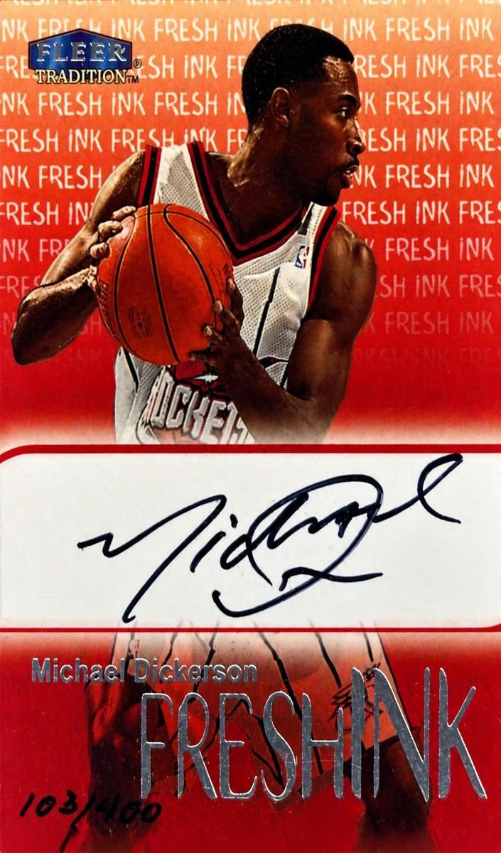 1999 Fleer Tradition Michael Dickerson #NNO card
