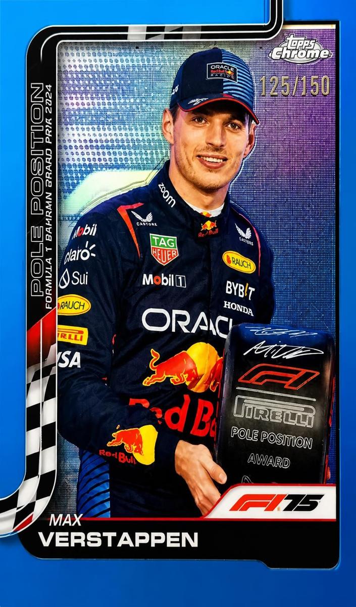 2025 Max Verstappen [Blue Refractor] #117