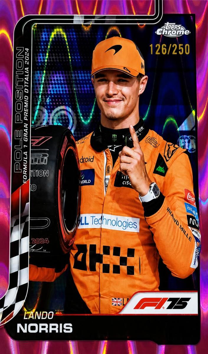 2025 Lando Norris [Pink Refractor] #120