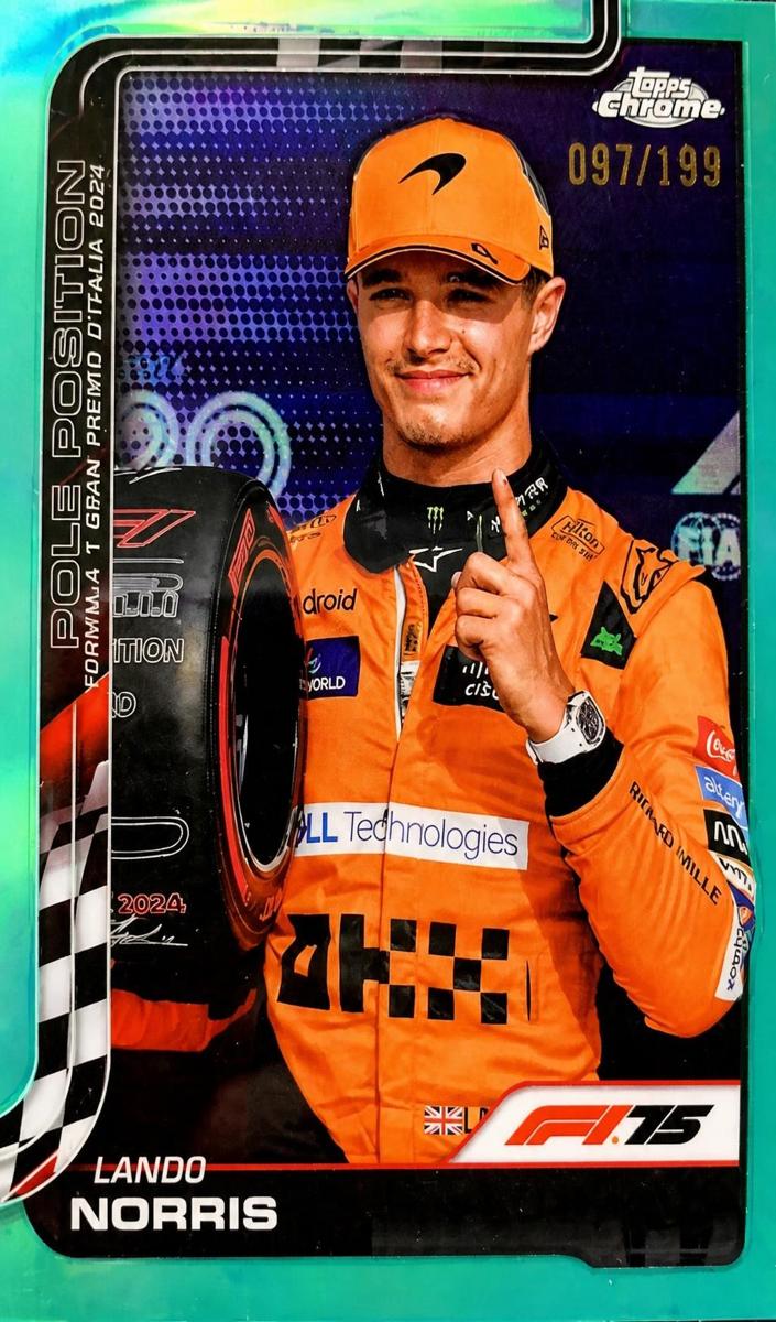 2025 Lando Norris [Aqua Refractor] #120
