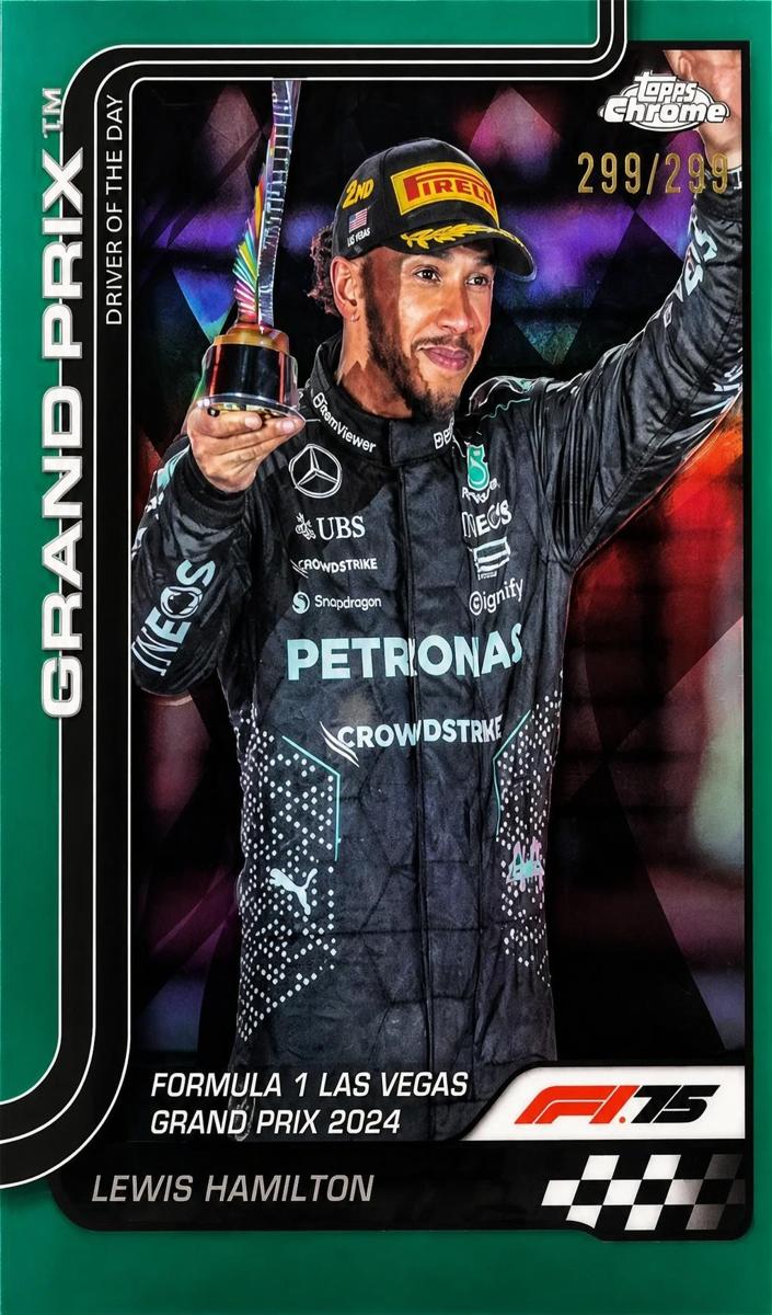 2025 Lewis Hamilton [Teal Refractor] #143