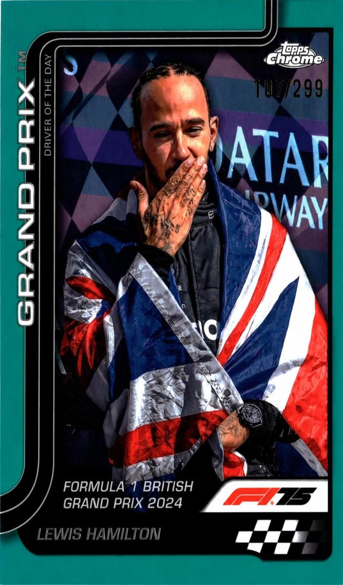 2025 Lewis Hamilton [Teal Refractor] #133