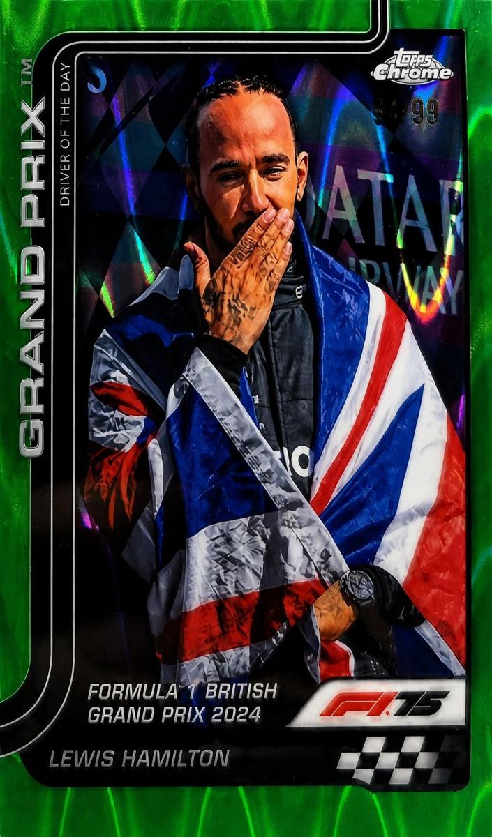 2025 Lewis Hamilton [Green Refractor] #133