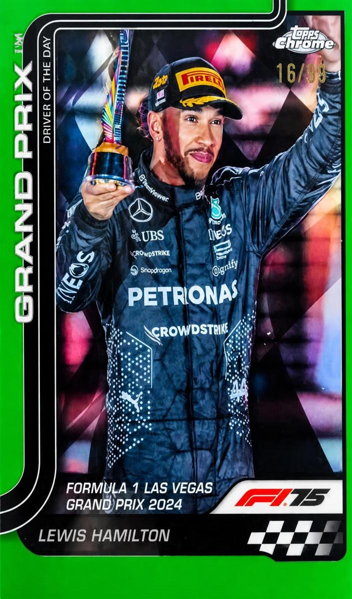 2025 Lewis Hamilton [Green Refractor] #143