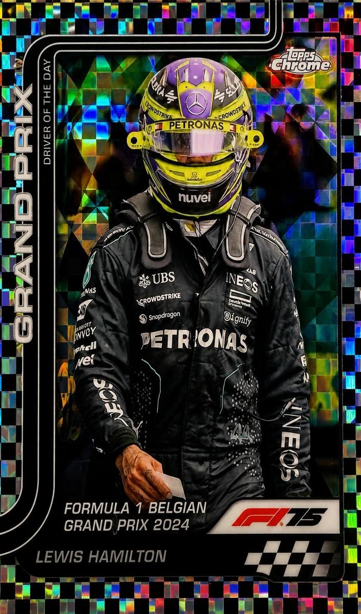 2025 Lewis Hamilton [Checker Flag Refractor] #135