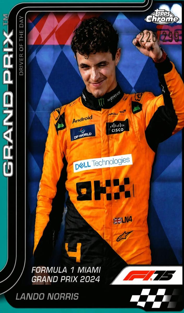 2025 Lando Norris [Teal Refractor] #127
