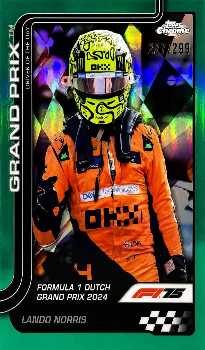 2025 Lando Norris [Teal Refractor] #136