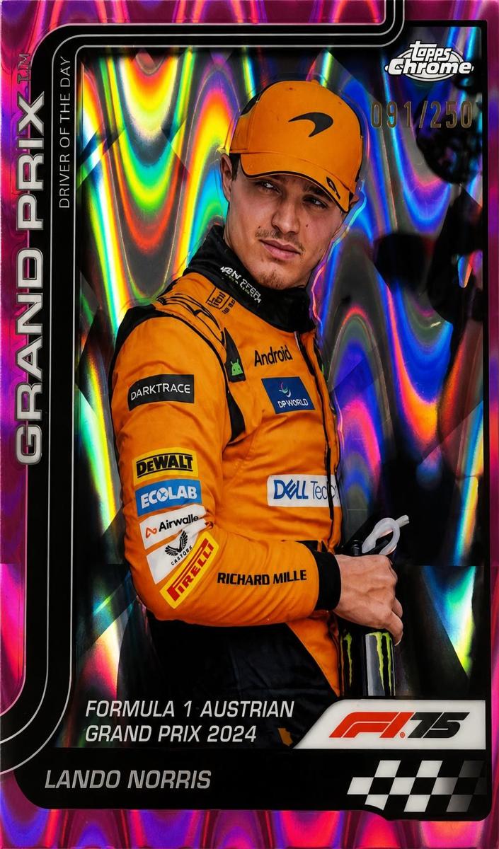 2025 Lando Norris [Pink RayWave Refractor] #132