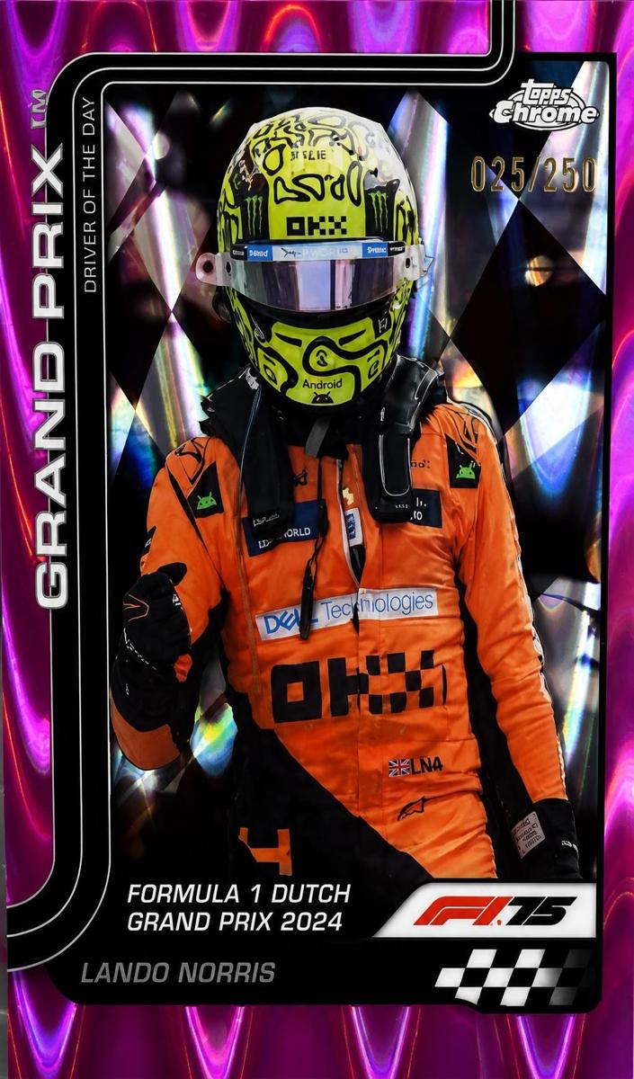 2025 Lando Norris [Pink RayWave Refractor] #136