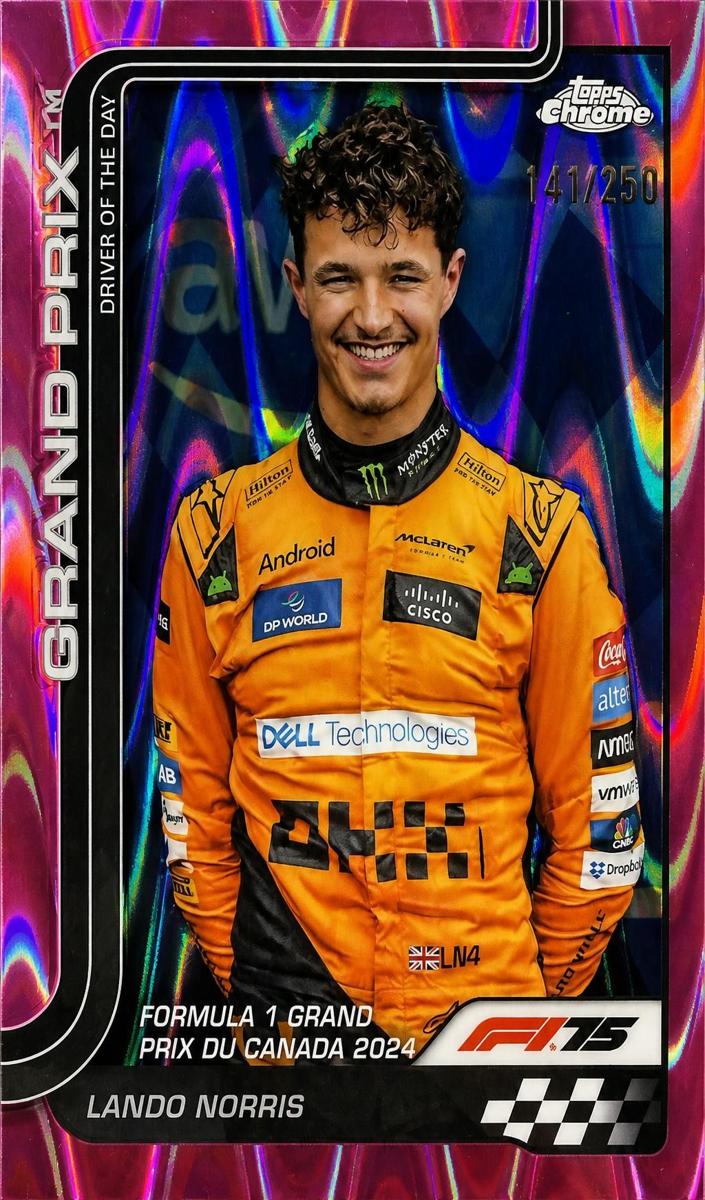 2025 Lando Norris [Pink RayWave Refractor] #130