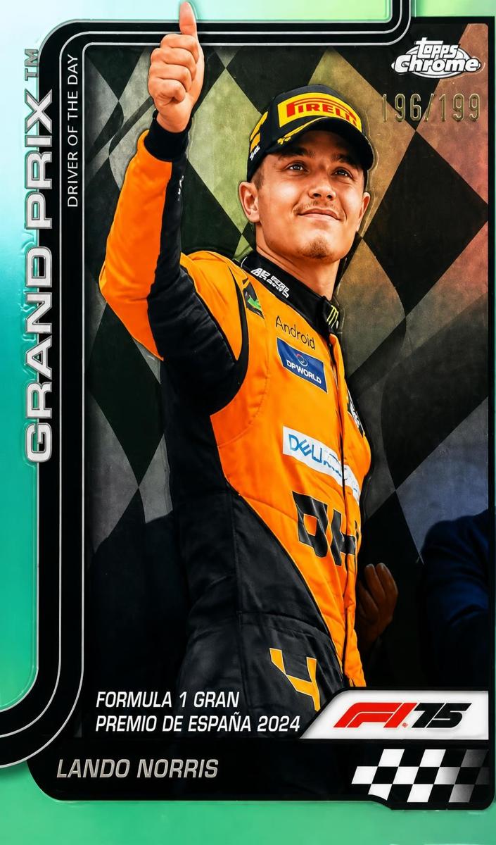 2025 Lando Norris [Aqua Refractor] #131