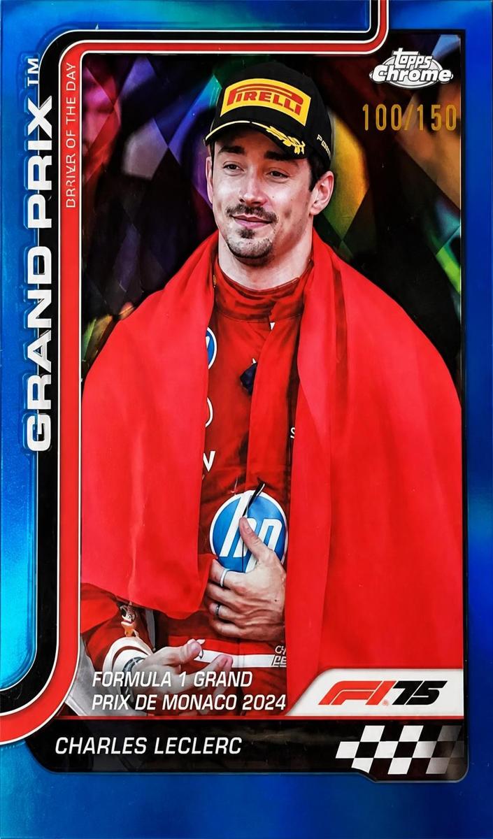 2025 Charles Leclerc [Blue Refractor] #129