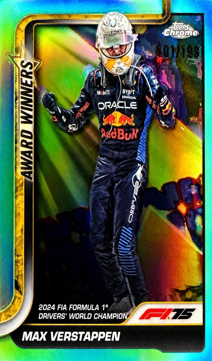 2025 Max Verstappen [Aqua Refractor] #148