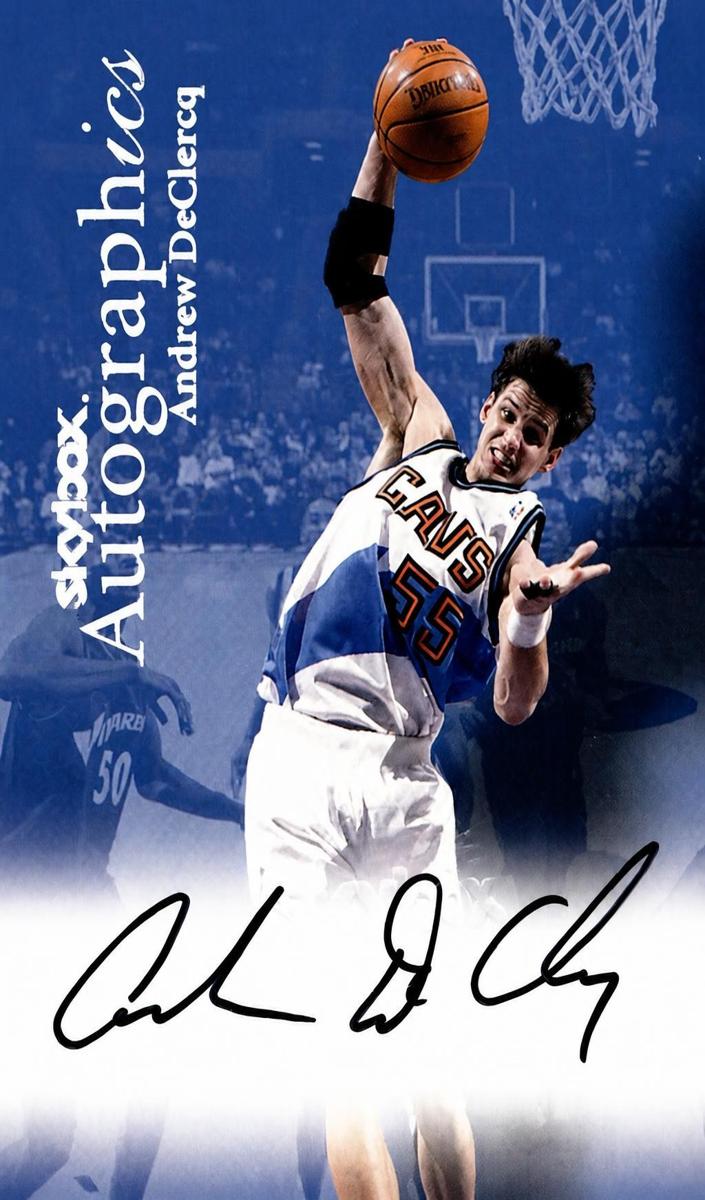 1999 Skybox Premium Andrew DeClercq #NNO card