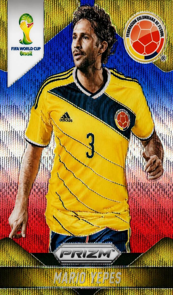 2014 Mario Yepes [Blue and Red Wave] #50