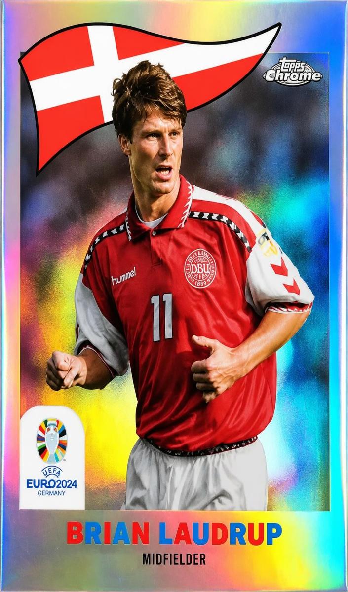 2024 Brian Laudrup [Yellow Refractor] #TC-24