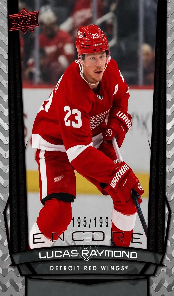 2025 Upper Deck Lucas Raymond [Red] #E-42 card