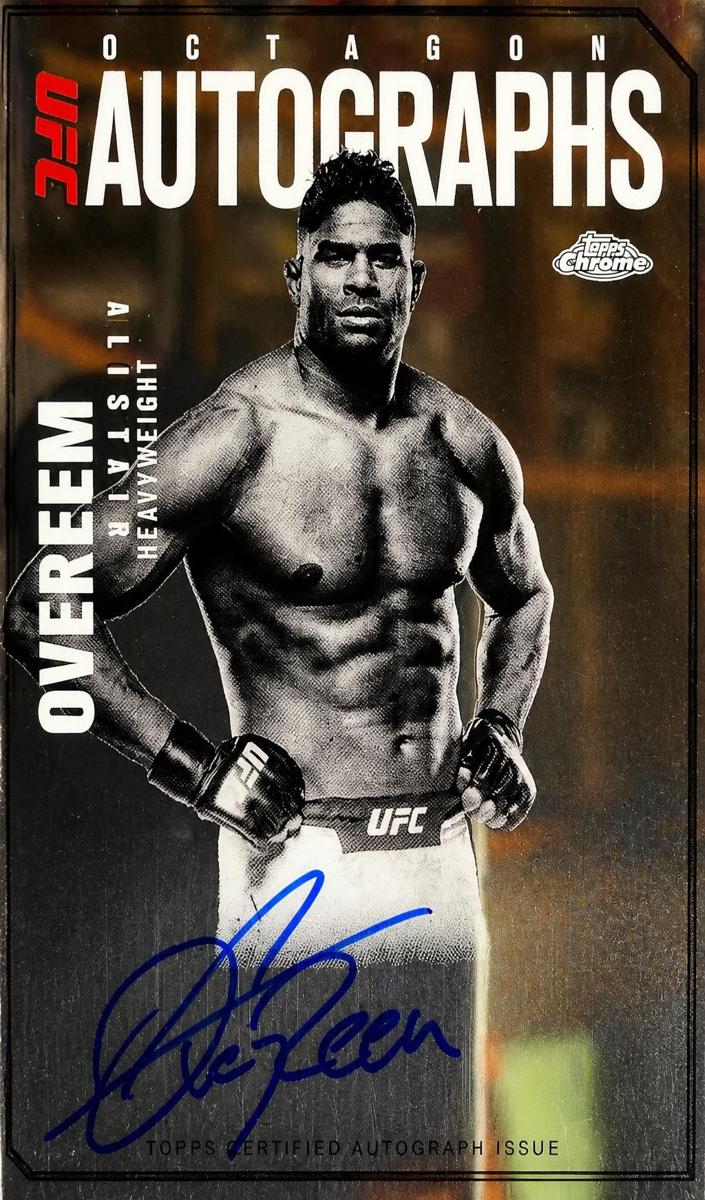 2025 Alistair Overeem [Green Refractor] #OLA-AO