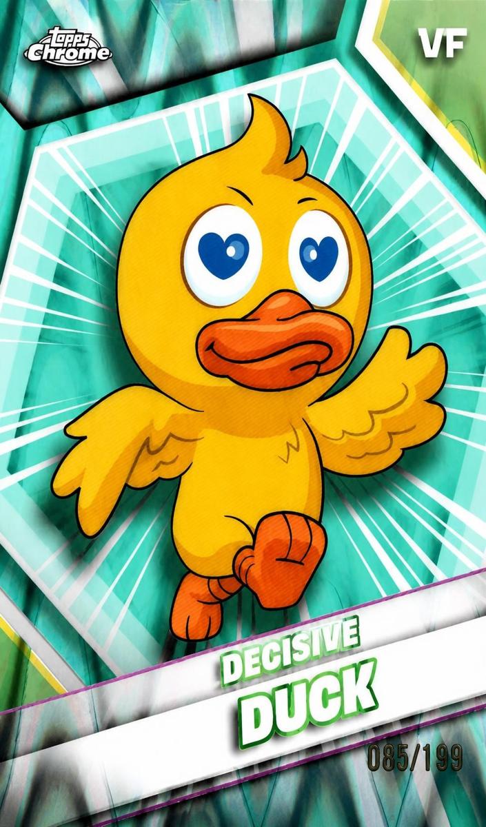 2026 Decisive Duck [Aqua RayWave Refractor] #3