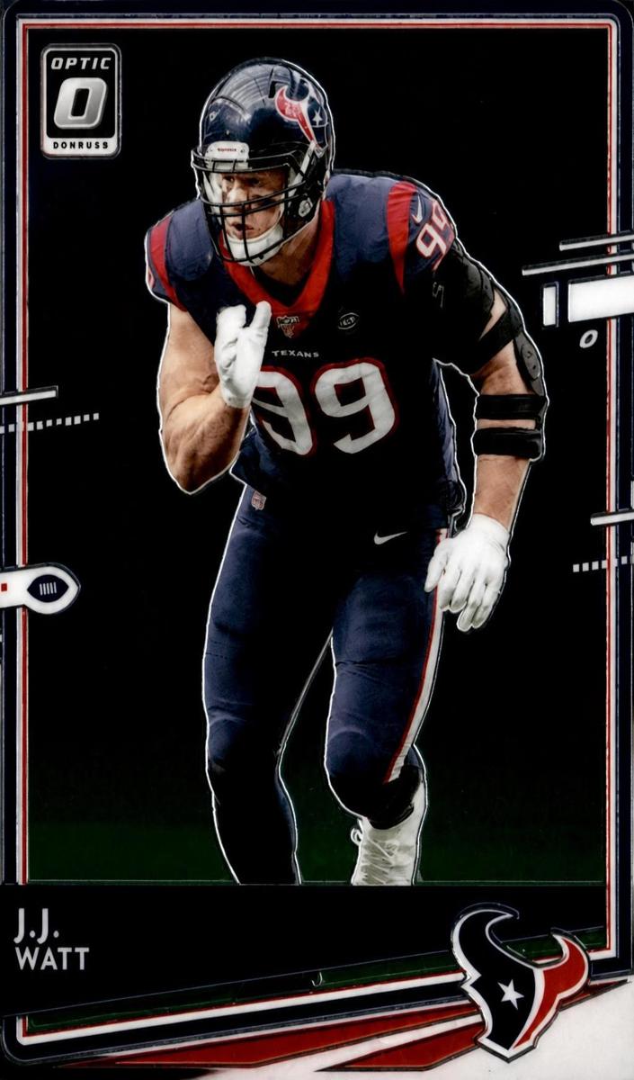 2020 Donruss Optic J.J. Watt #43 card