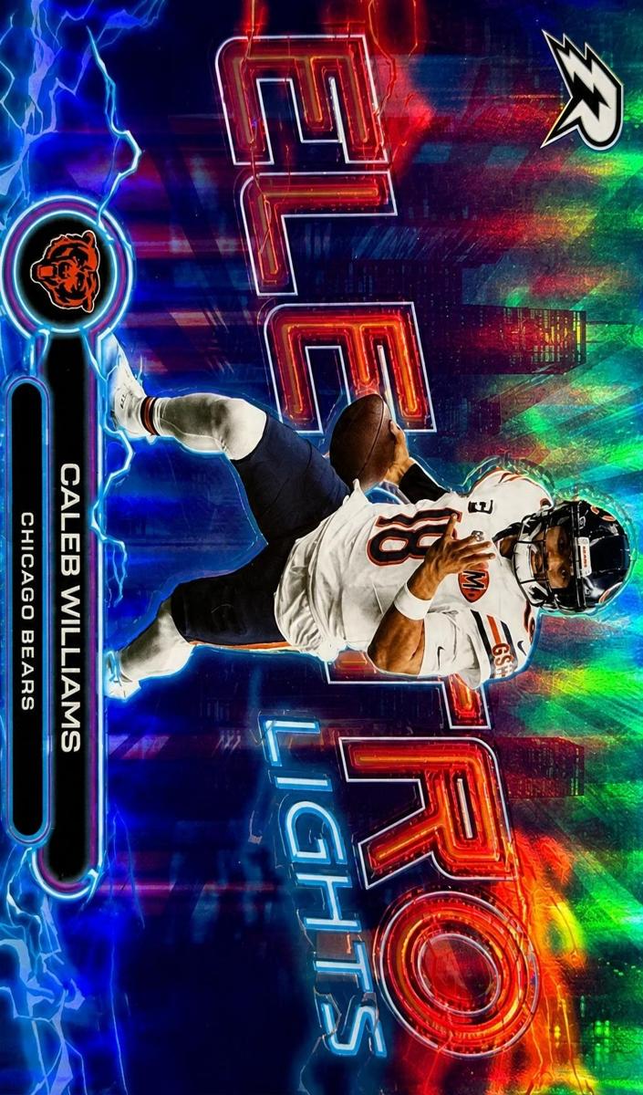 2025 Topps Resurgence Electro Lights Caleb Williams #EL-10 card