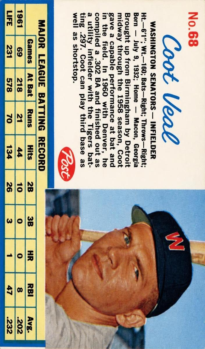 1962 Coot Veal #68