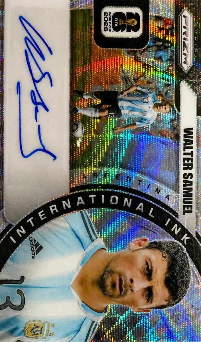 2026 Panini Prizm FIFA World Cup Walter Samuel [Wave] #II-WS card