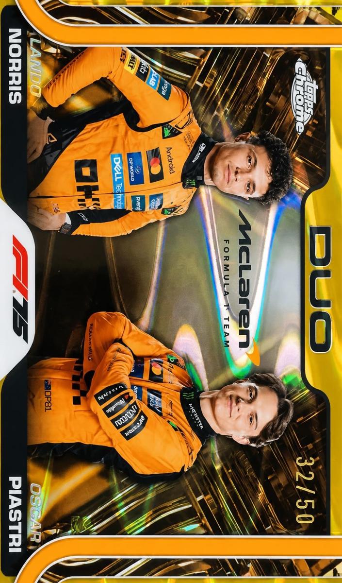 2025 Lando Norris [Gold RayWave Refractor] #166
