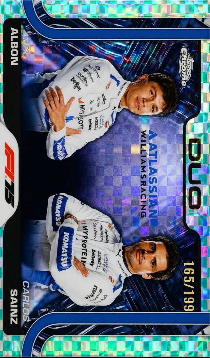 2025 Carlos Sainz [Aqua Checker Flag Refractor] #172
