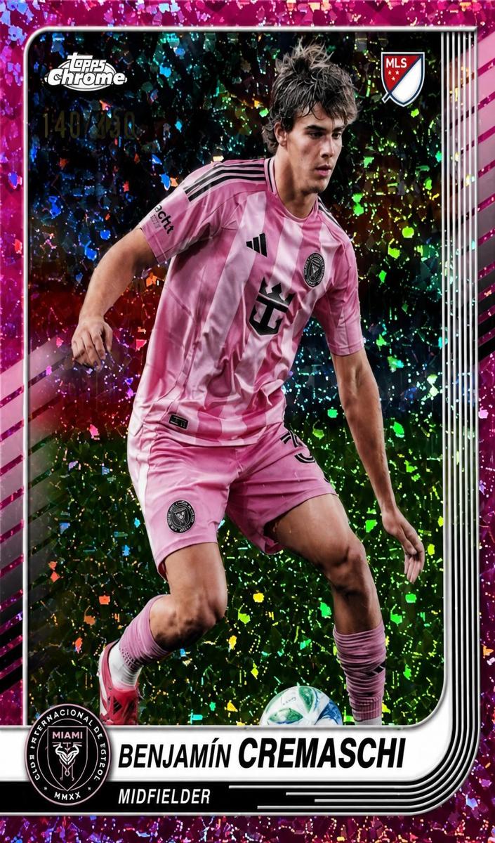 2025 Benjamin Cremaschi [Pink Mini-Diamonds Refractor] #90