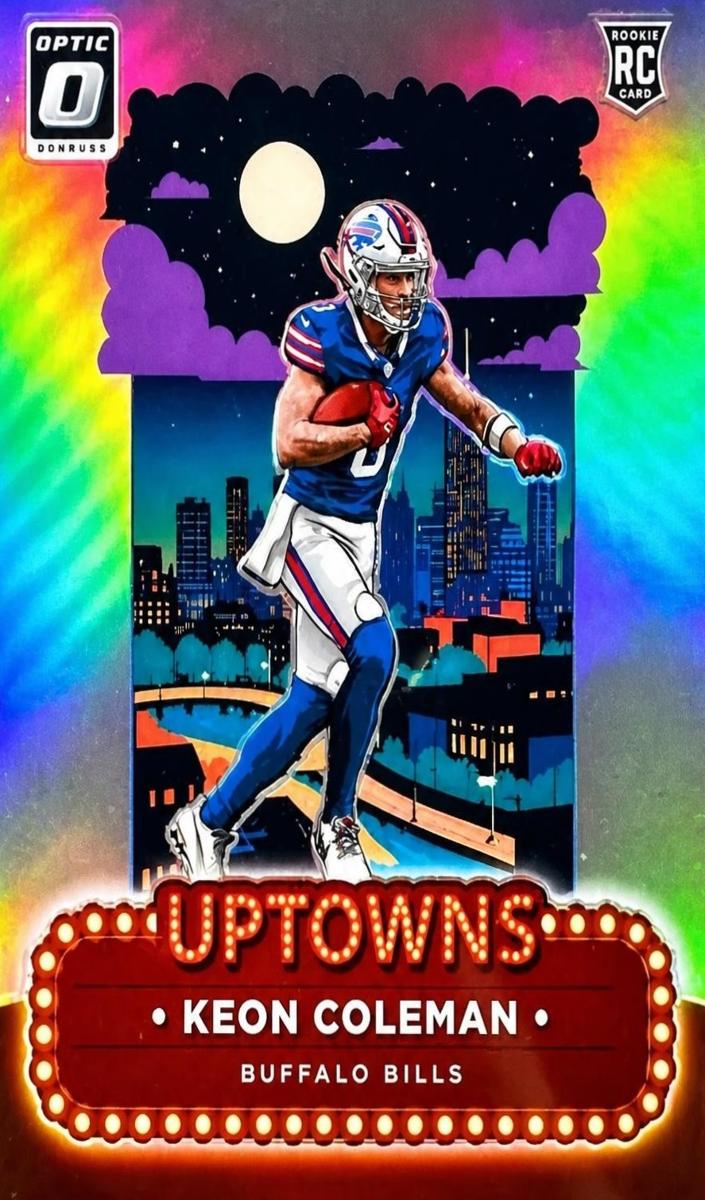 2024 Panini Donruss Optic Uptowns Keon Coleman #15 card