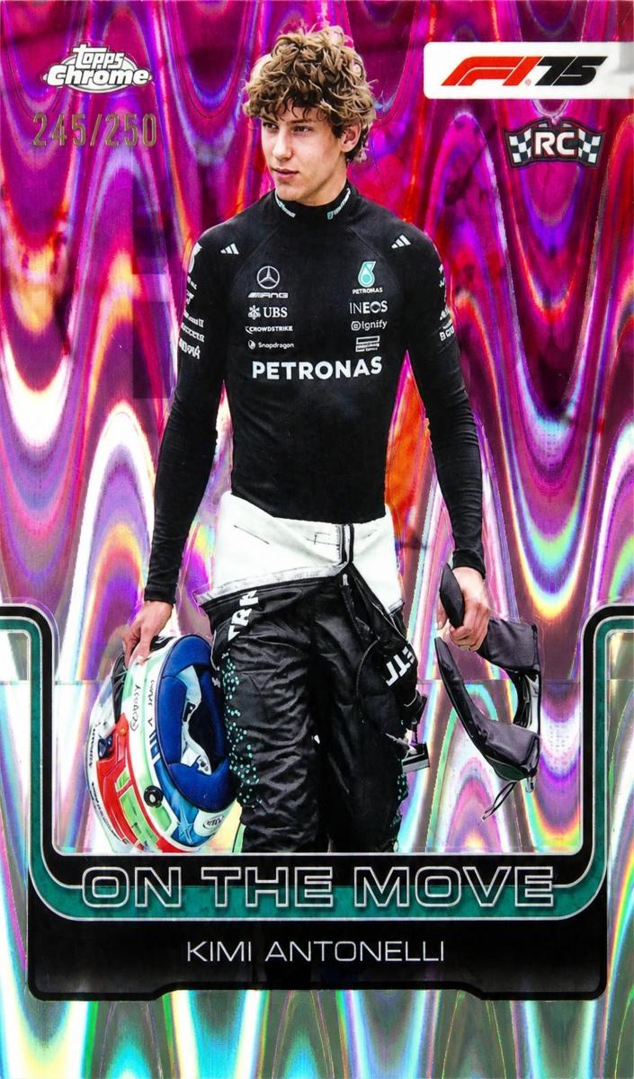 2025 Kimi Antonelli [Pink RayWave Refractor] #185