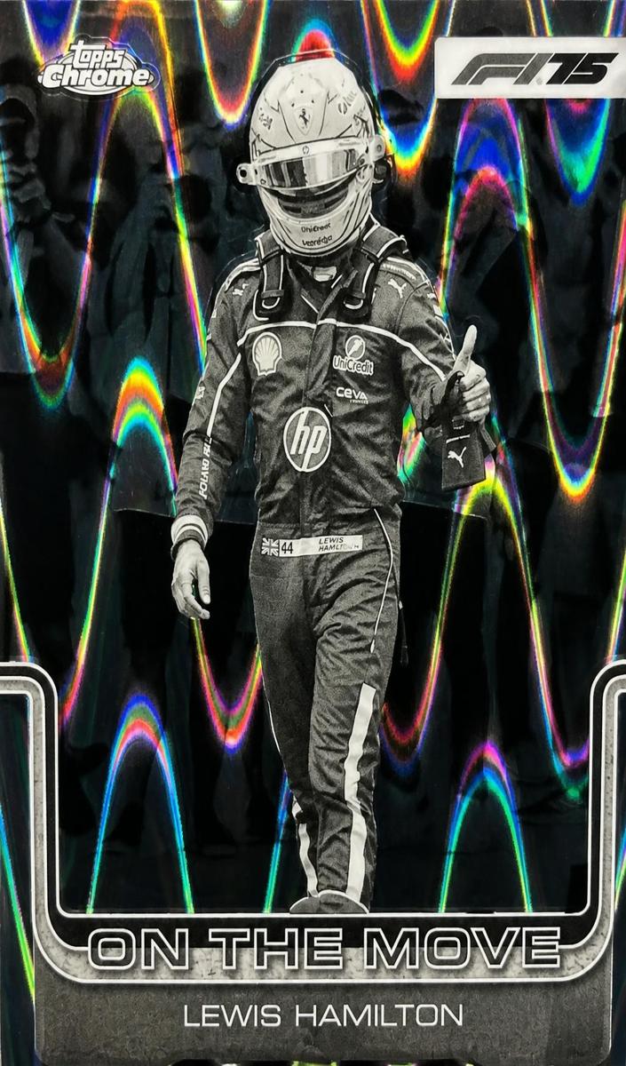 2025 Lewis Hamilton [Black and White RayWave Refractor] #191