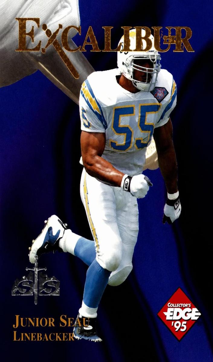 1995 Junior Seau [Sword and Stone Silver] #63