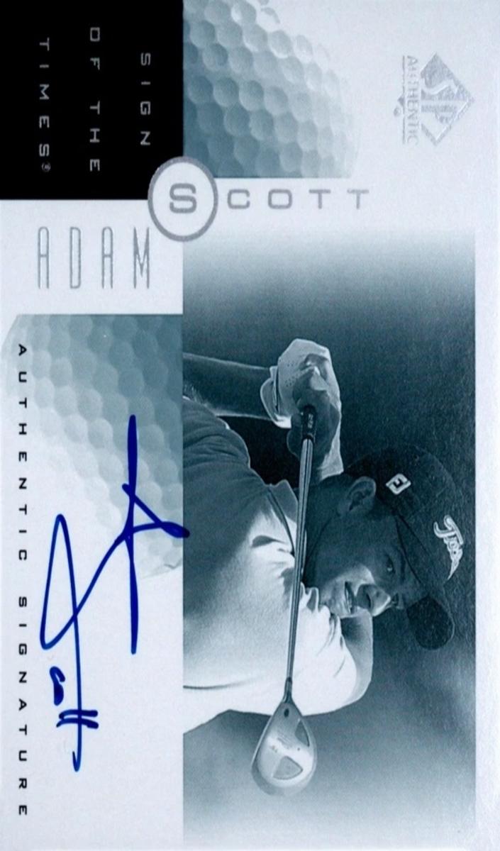 2001 Adam Scott [Gold] #ACE