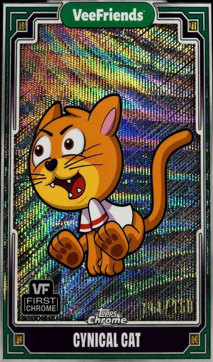 2025 Cynical Cat [Wave Refractor] #44