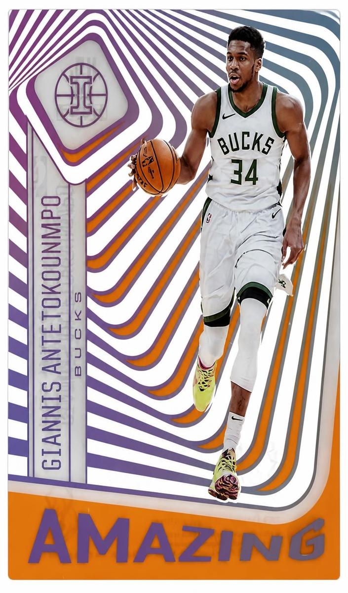 2020 Panini Illusions Giannis Antetokounmpo [Orange] #19 card