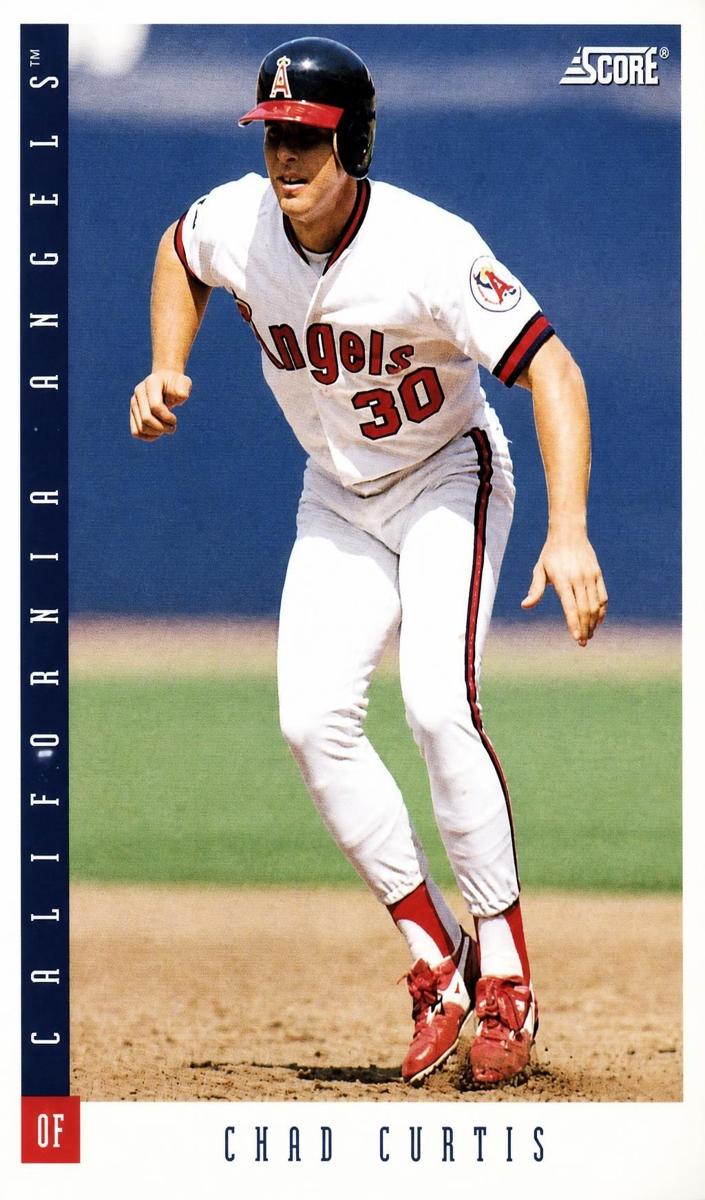1993 Score Chad Curtis #354 card